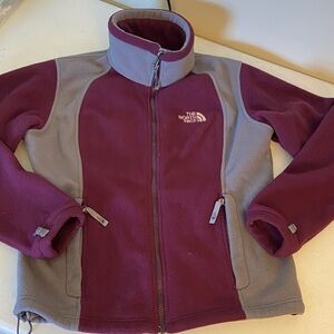 The North Face - Burgundy and Gray